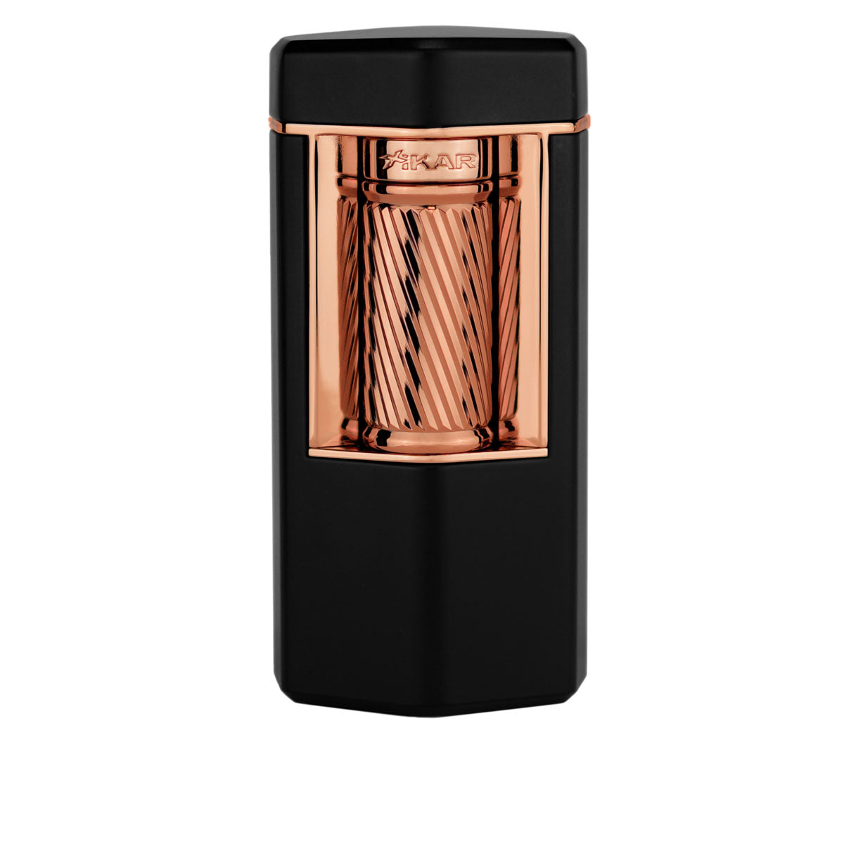Xikar ACCENDISIGARI MERIDIAN TRIPLE SOFT FLAME (600BKRS) Black & Rose Gold