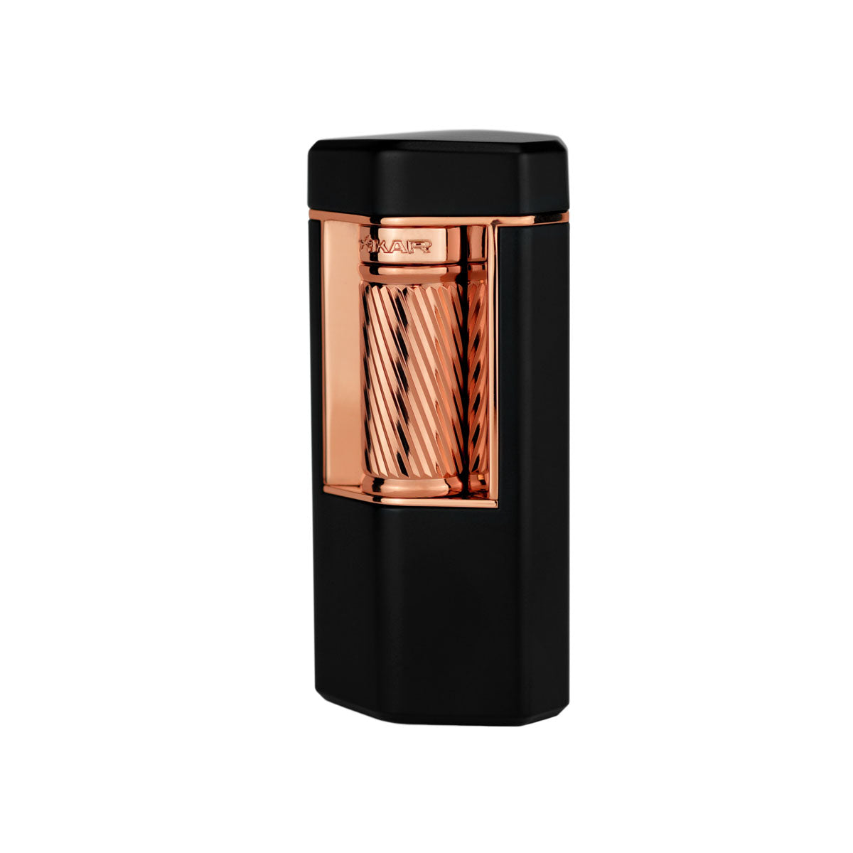 Xikar ACCENDISIGARI MERIDIAN TRIPLE SOFT FLAME (600BKRS) Black & Rose Gold