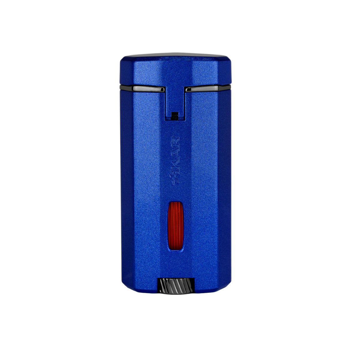 Xikar ACCENDISIGARI MERIDIAN TRIPLE SOFT FLAME (600BL) Blue & Gunmetal