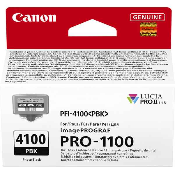 Canon - Cartuccia PFI-4100 - Nero Photo - 6777C001