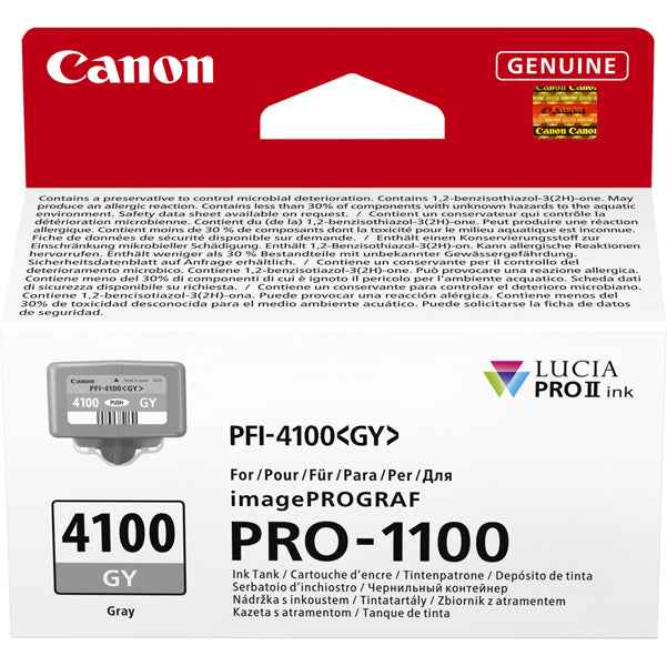 Canon - Cartuccia PFI-4100 - Grigio - 6783C001