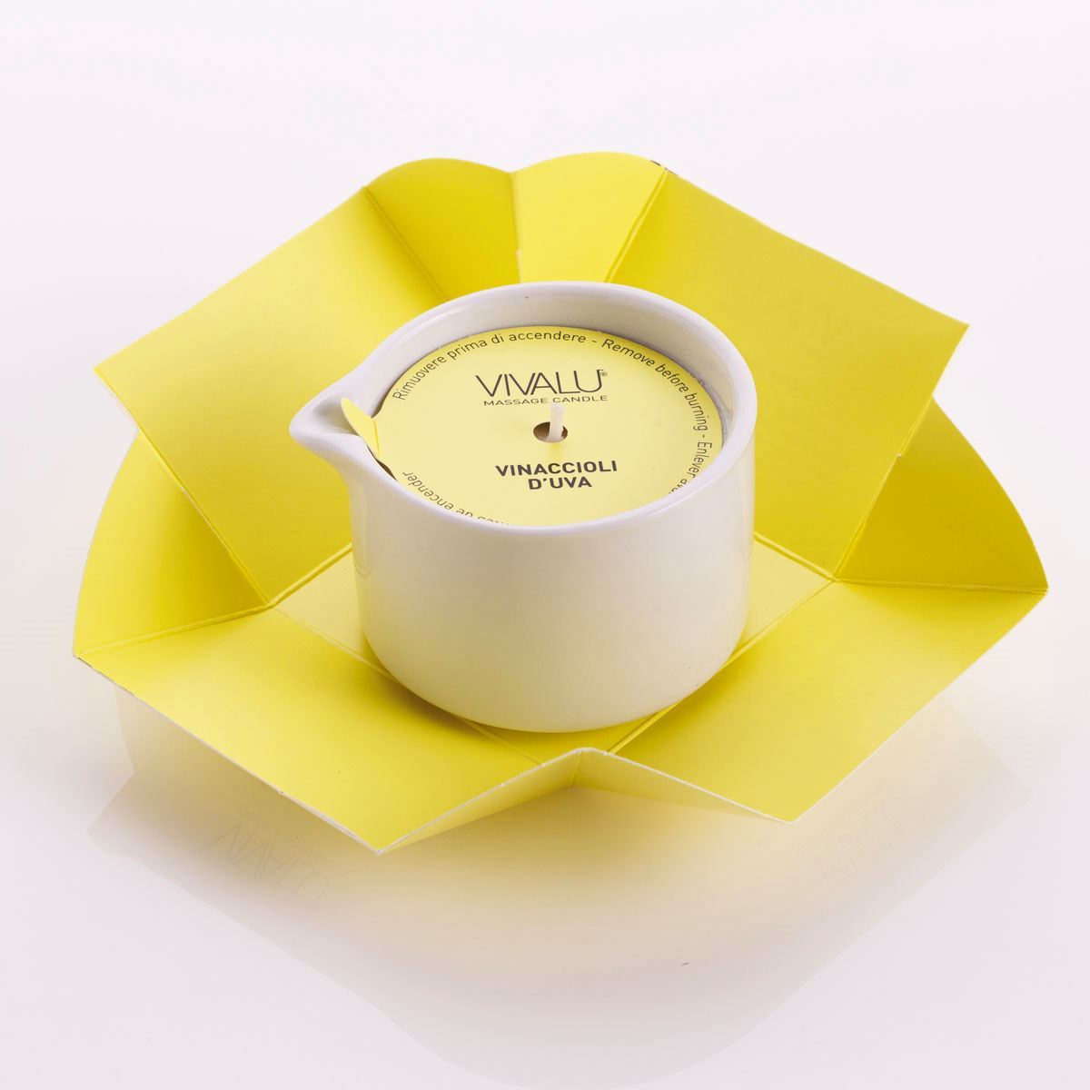 Vivalu Tribe E Candela da Massaggio Vinaccioli d'Uva Anti Age 100 ml