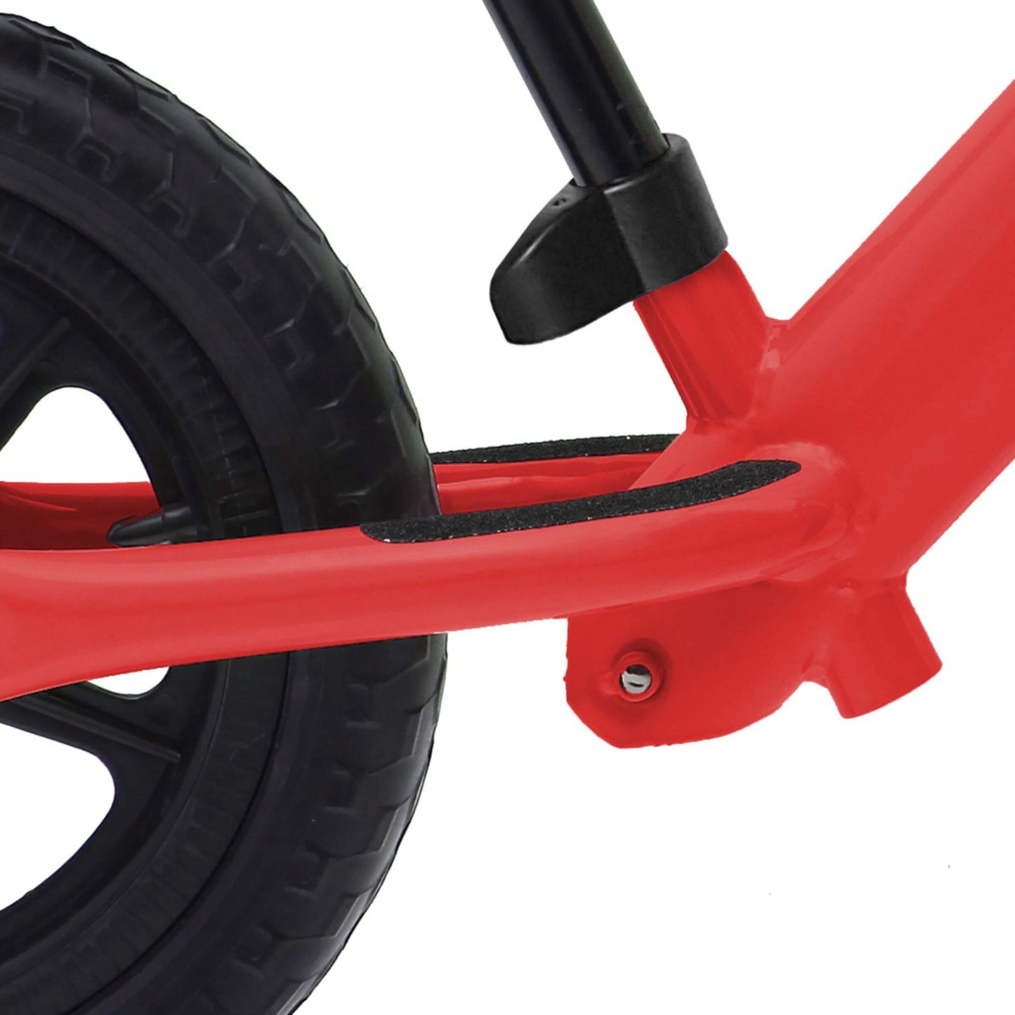 Sport One Vertigo Bici Pedagogica Senza Pedali in Acciaio con Ruote Antiforatura Rossa