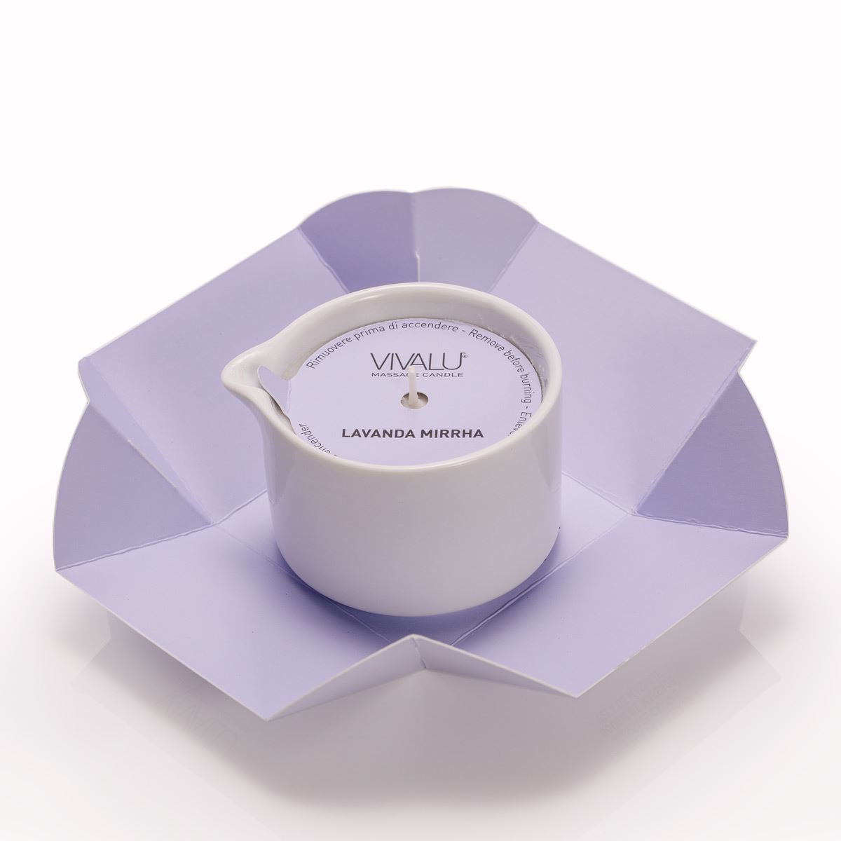 Vivalu Tribe E Candela da Massaggio Lavanda e Mirra 100 ml