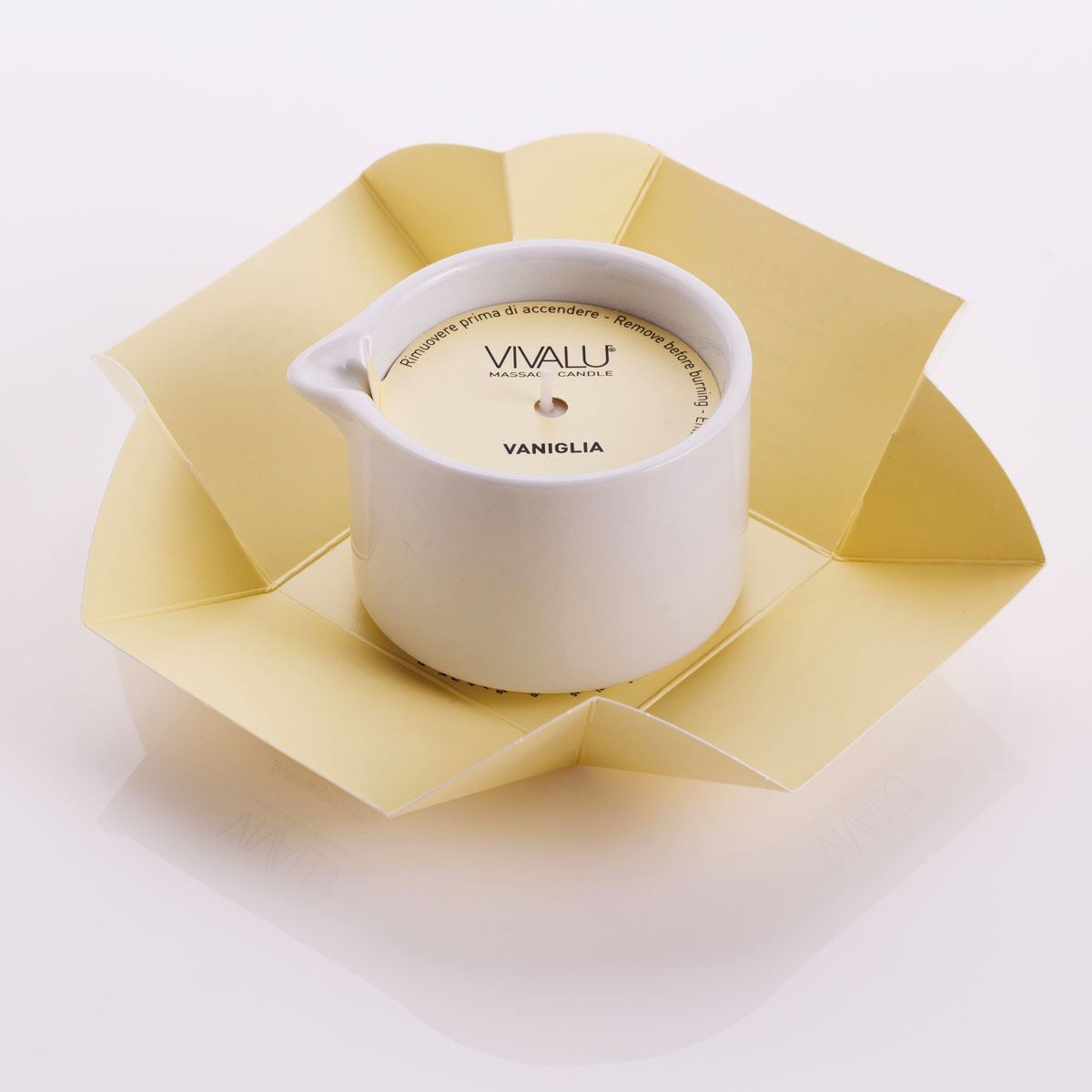 Vivalu Tribe E Candela da Massaggio Vaniglia Sensual 100 ml