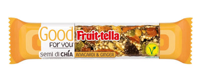 BARRETTA FRUITTELLA GOOD FOR YOU ANACARDI E GINGER (16PZ)
