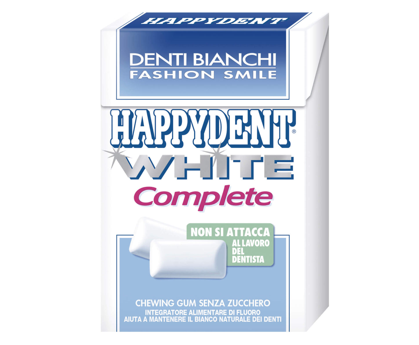 HAPPYDENT WHITE COMPLETE ASTUCCIO SENZA ZUCCHERO (20PZ)