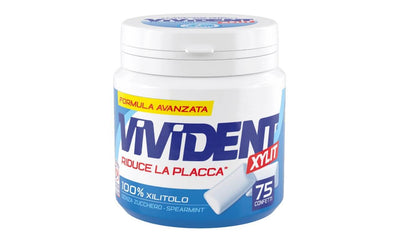VIVIDENT XYLIT SPEARMINT BARATTOLO 75 CONFETTI