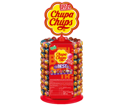 Chupa Chups Ruota espositore girevole con 200 lecca-lecca assortiti