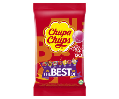 Chupa Chups Ricarica busta 120 lecca-lecca assortiti gusti frutta e cremosi