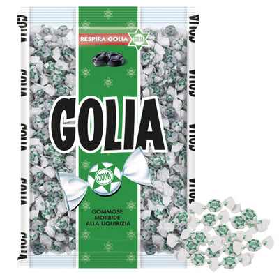Golia Farfallina liquirizia confezionate singolarmente busta 1kg 500pz