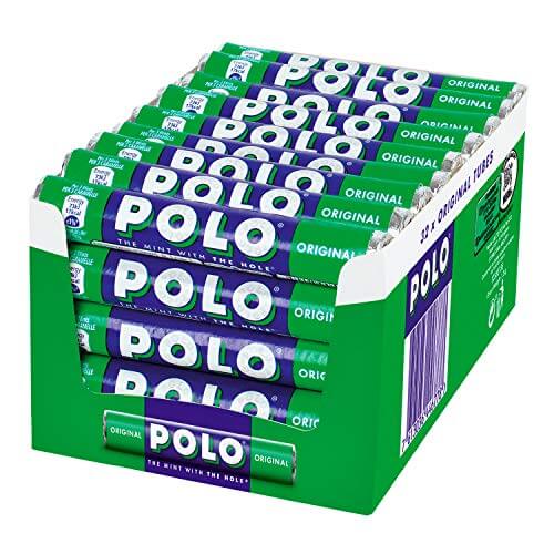 POLO Original caramelle alla menta con foro centrale stick 32pz D02010
