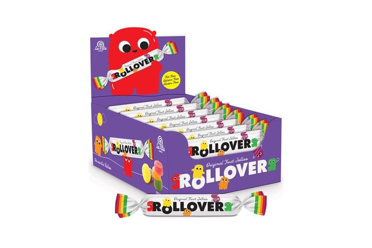 ROLLOVER JELLIES FRUTTA STICK 48gr (24PZ)