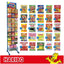 Haribo Espositore in Metallo da Terra Caraibi da 14 Ganci e 262 Buste da 80 gr