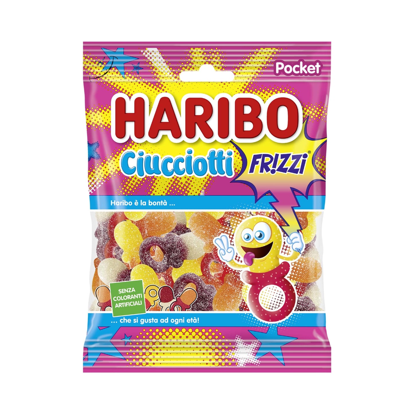 HARIBO CIUCCIOTTI FRIZZI 80gr