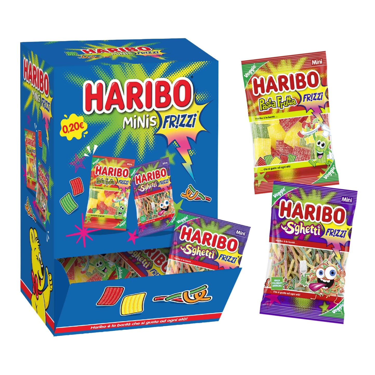 HARIBO MINIS FRIZZI 20gr (170PZ)