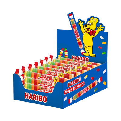 HARIBO MEGA ROULETTE ALLA FRUTTA 45gr (40PZ)