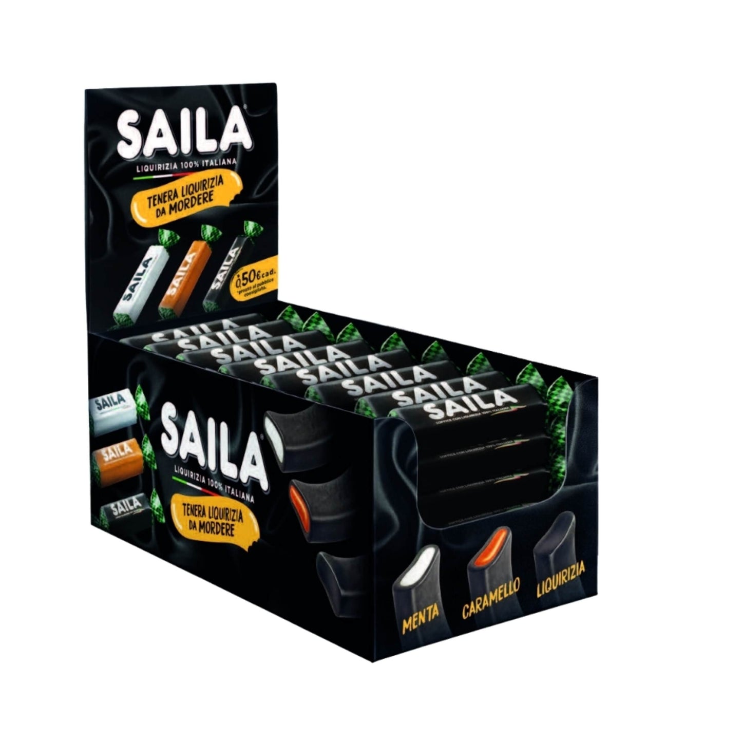SAILA SOFFICE ALLA LIQUIRIZIA 1,9 gr (100PZ)