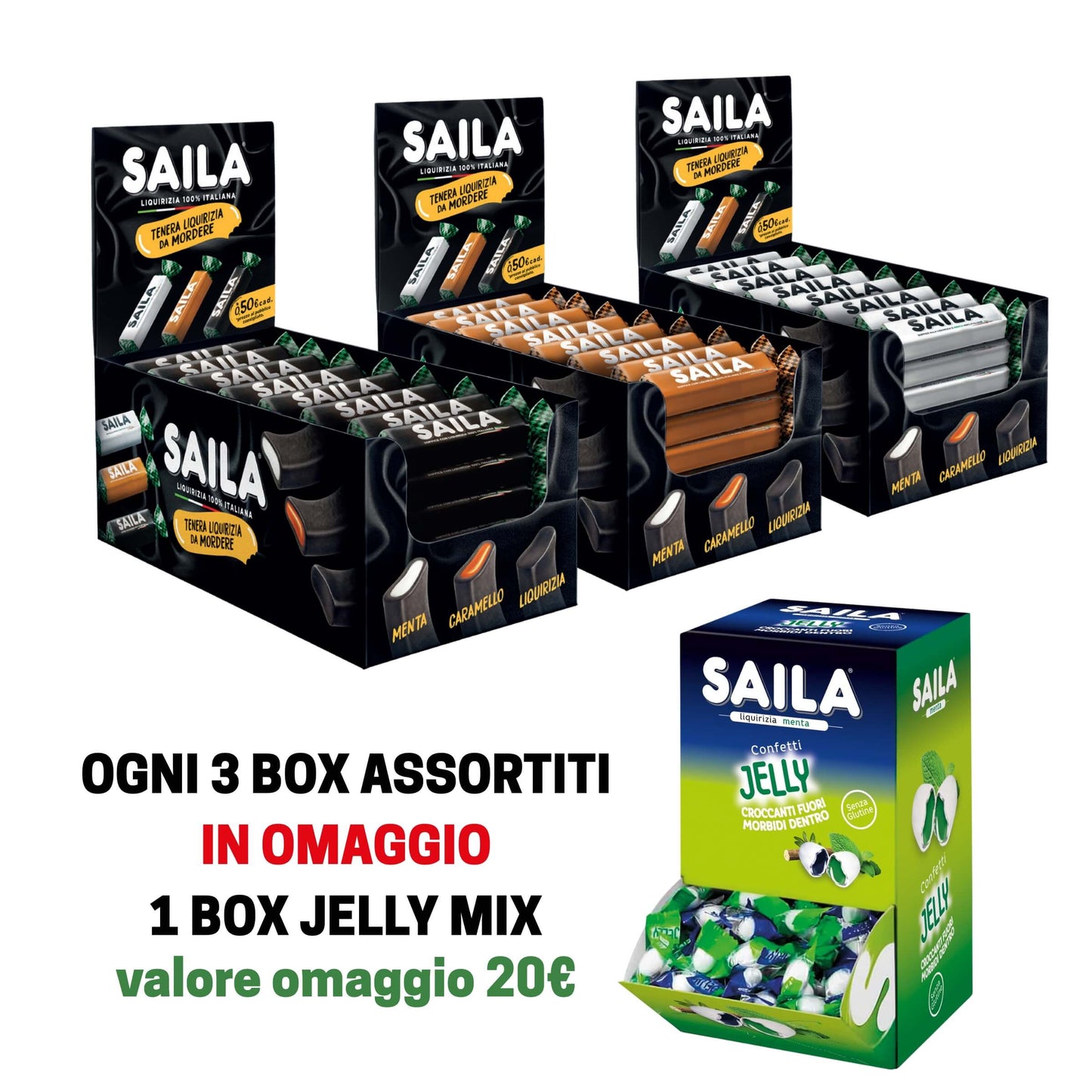 Bundle Saila 3 Saila Soffice + 1 Saila Jelly in Omaggio