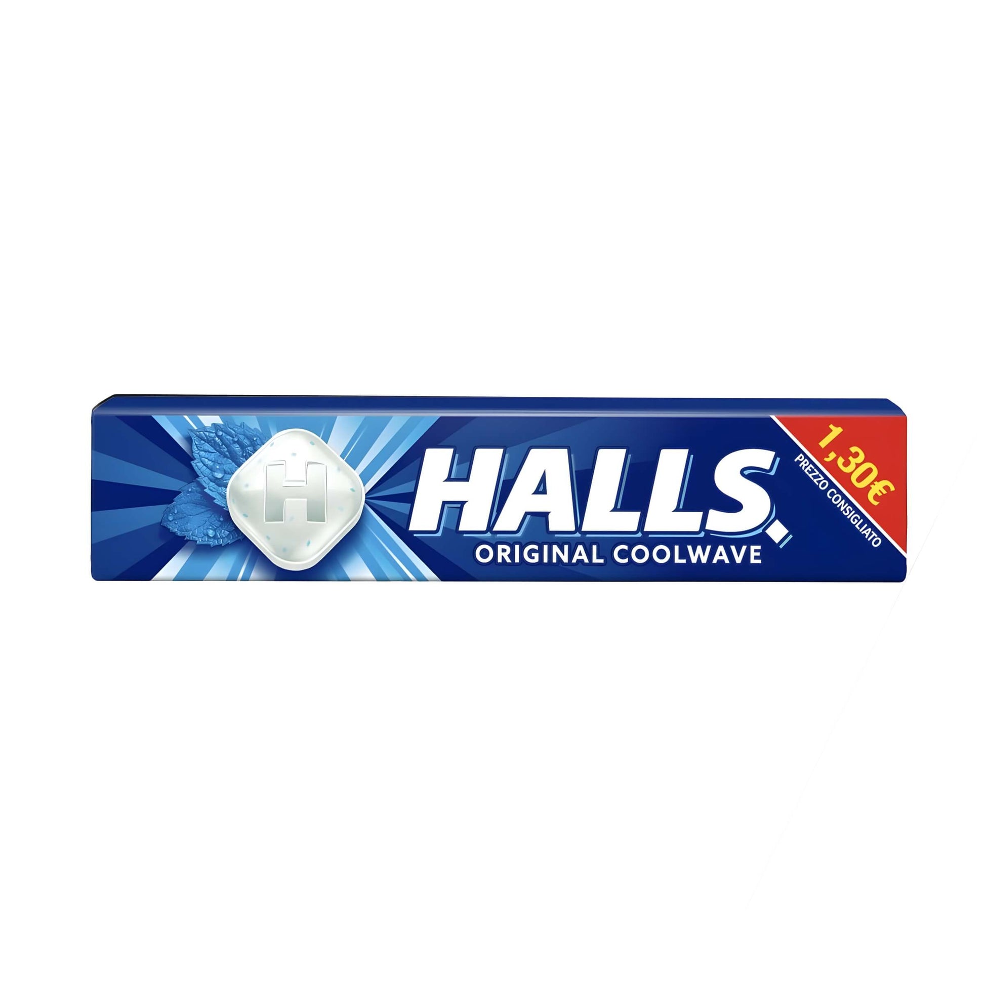 Halls Mentho-Lyptus Original Coolwave caramelle balsamiche blu stick 32g 20pz