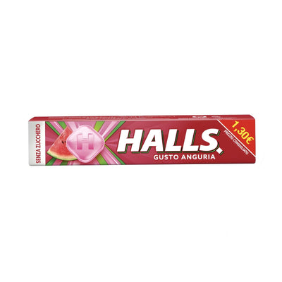 Halls Anguria senza zucchero caramelle balsamiche stick 32g 20pz