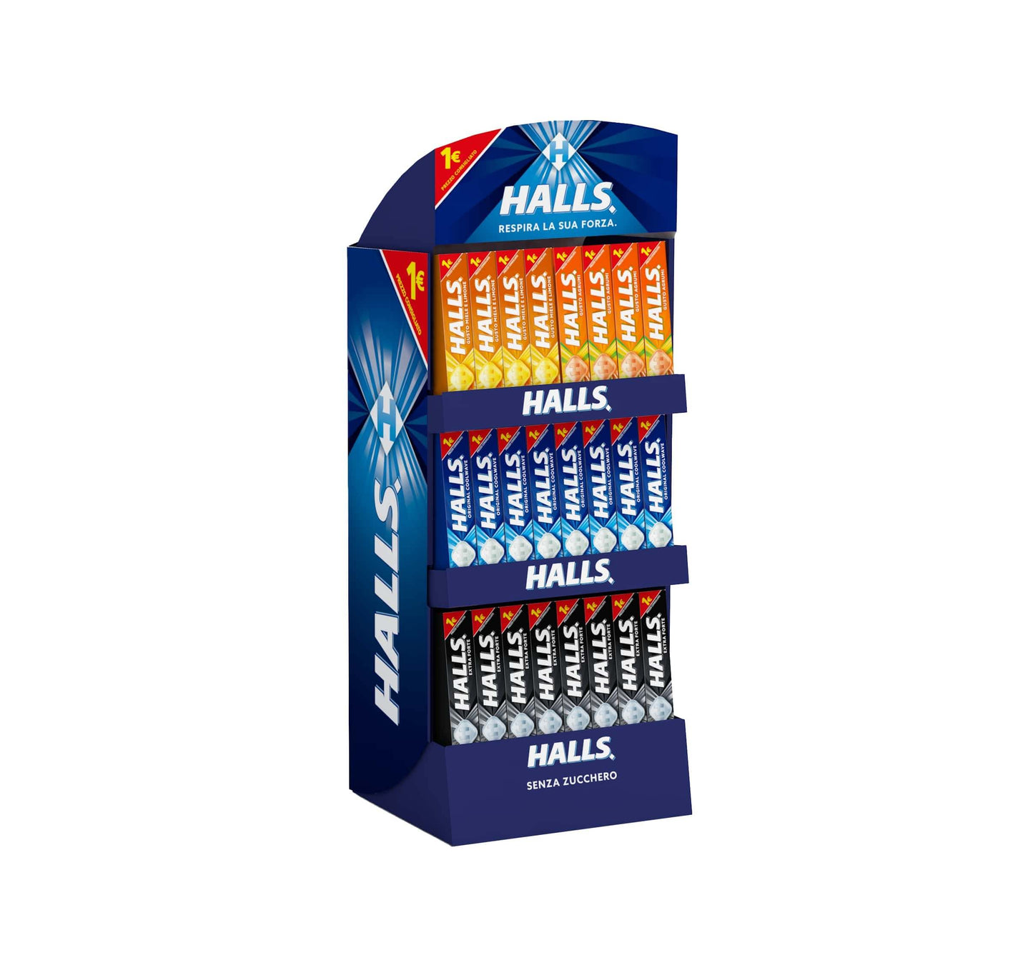 ESPOSITORE HALLS CANDY STICK (144PZ)