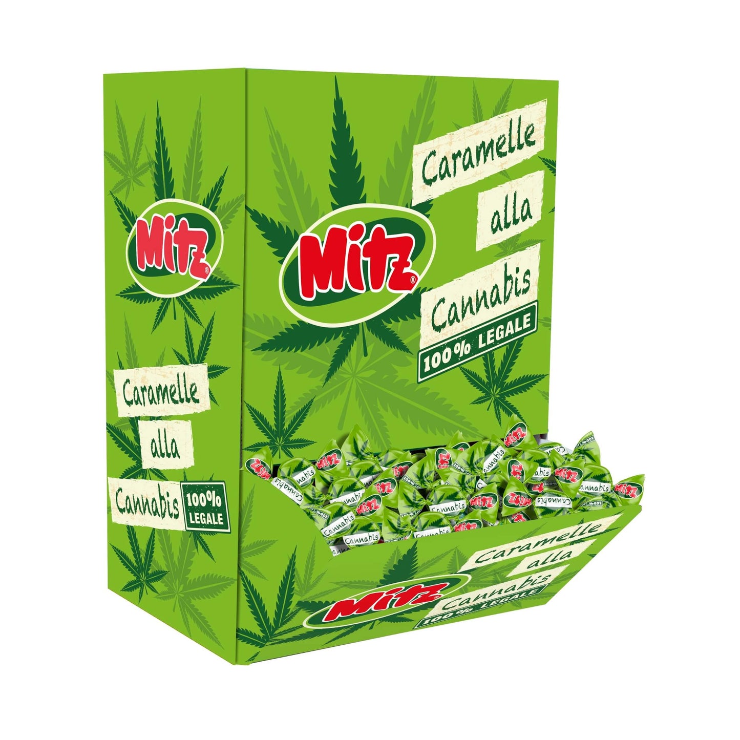 Caramelle Mental Mitz Cannabis 100% legale 750gr 188pz