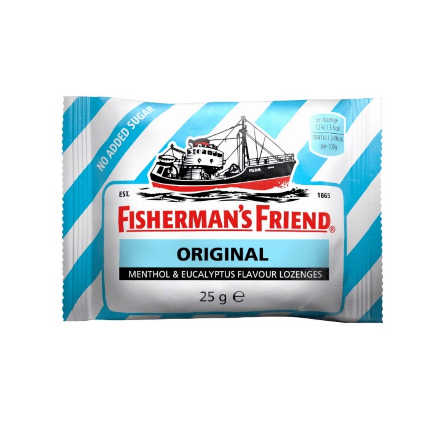 FISHERMAN'S FRIEND BIANCA AZZURRA ORIGINAL SENZA ZUCCHERO 25g (24PZ)