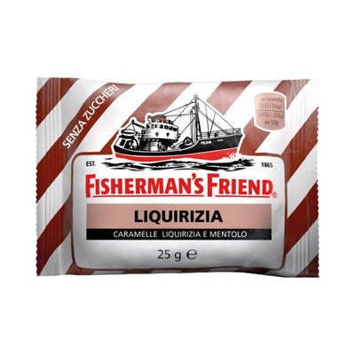 FISHERMAN'S FRIEND BIANCA MARRONE LIQUIRIZIA SENZA ZUCCHERO 25g (24PZ)