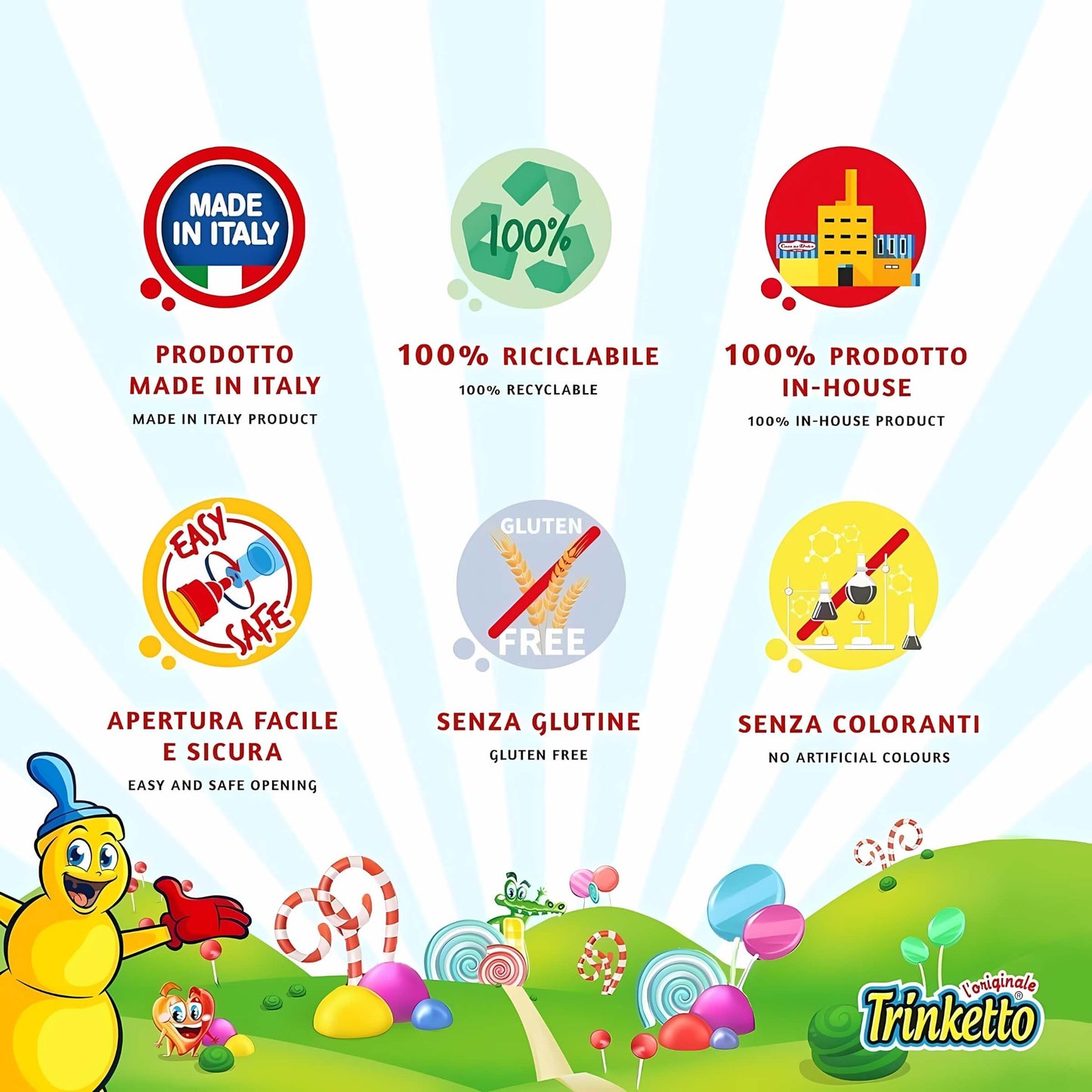 TRINKETTO BUBBLE GUM (24PZ)