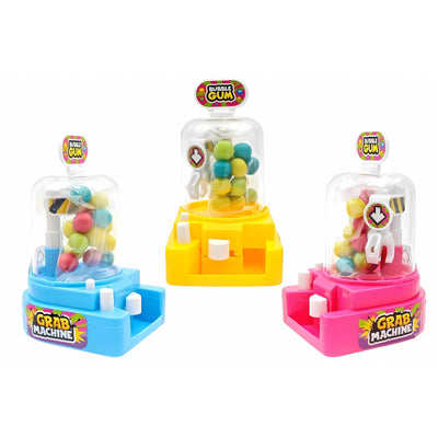Johny Bee Grab Machine 15g con Bubble Gum Tutti i Frutti (9PZ)