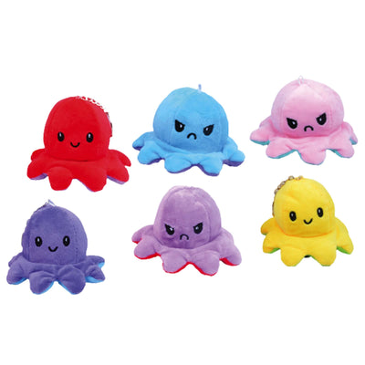 Joygum polpo baby peluche reversibile morbido tessuto colorato caramelle tutti frutti