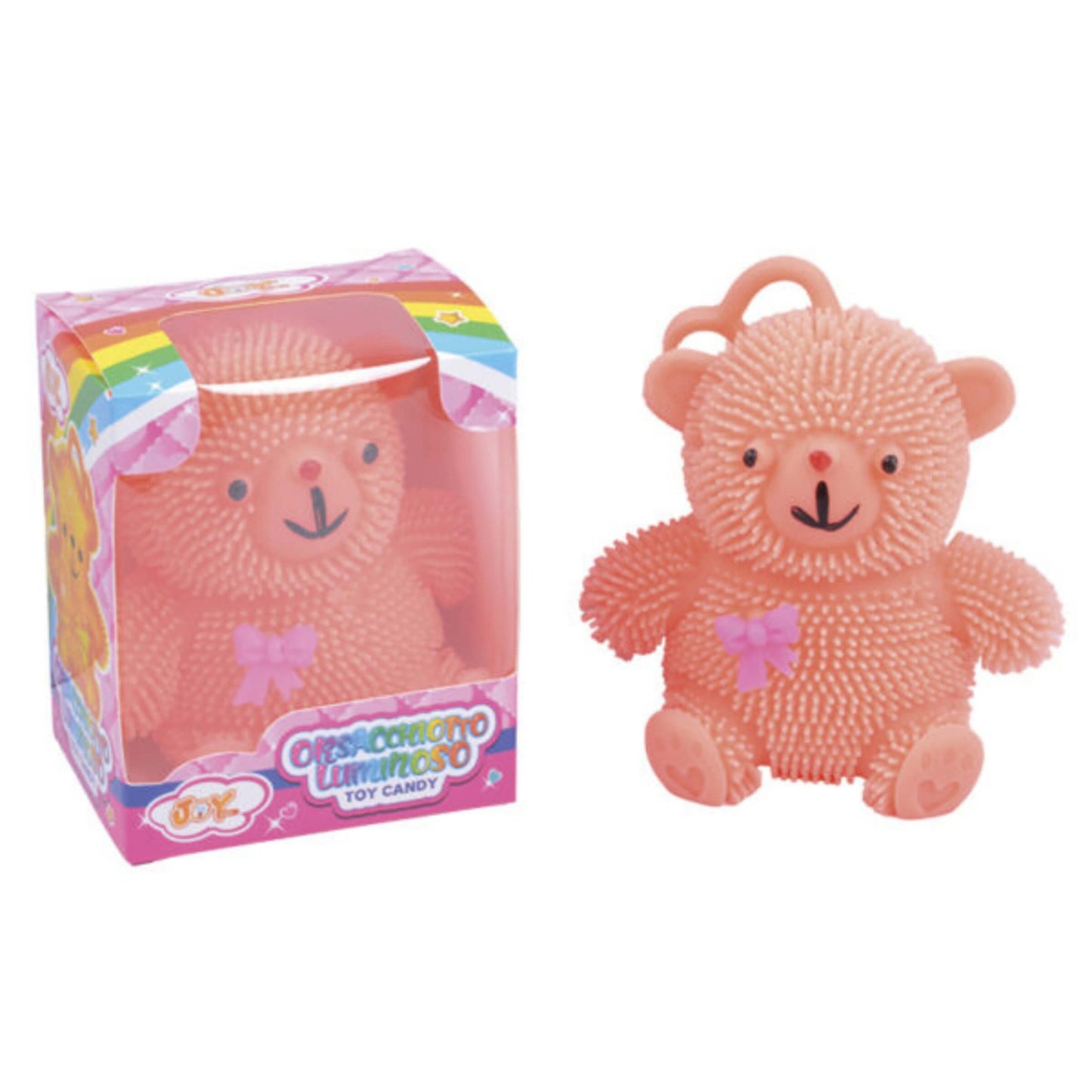 Display Orsacchiotto Luminoso con Caramelle 10 cm Appendibile (12PZ)