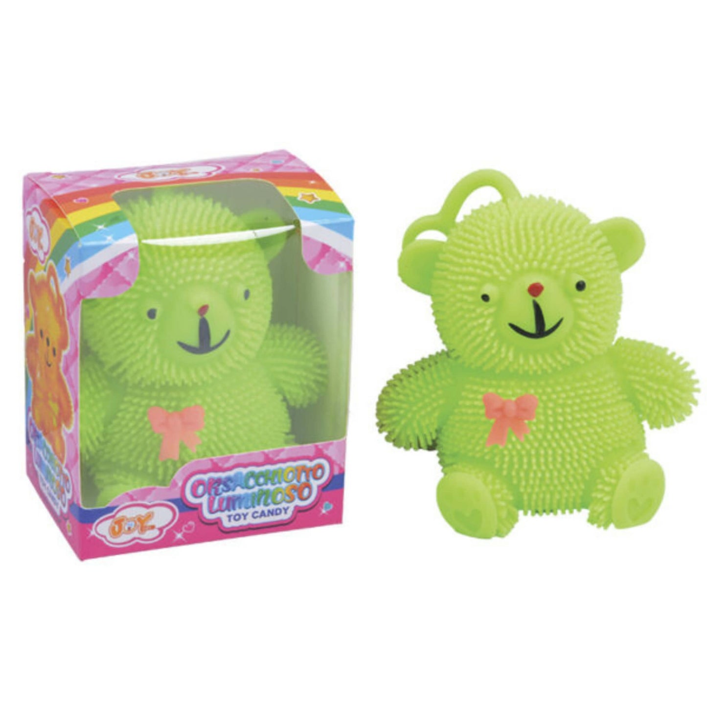 Display Orsacchiotto Luminoso con Caramelle 10 cm Appendibile (12PZ)