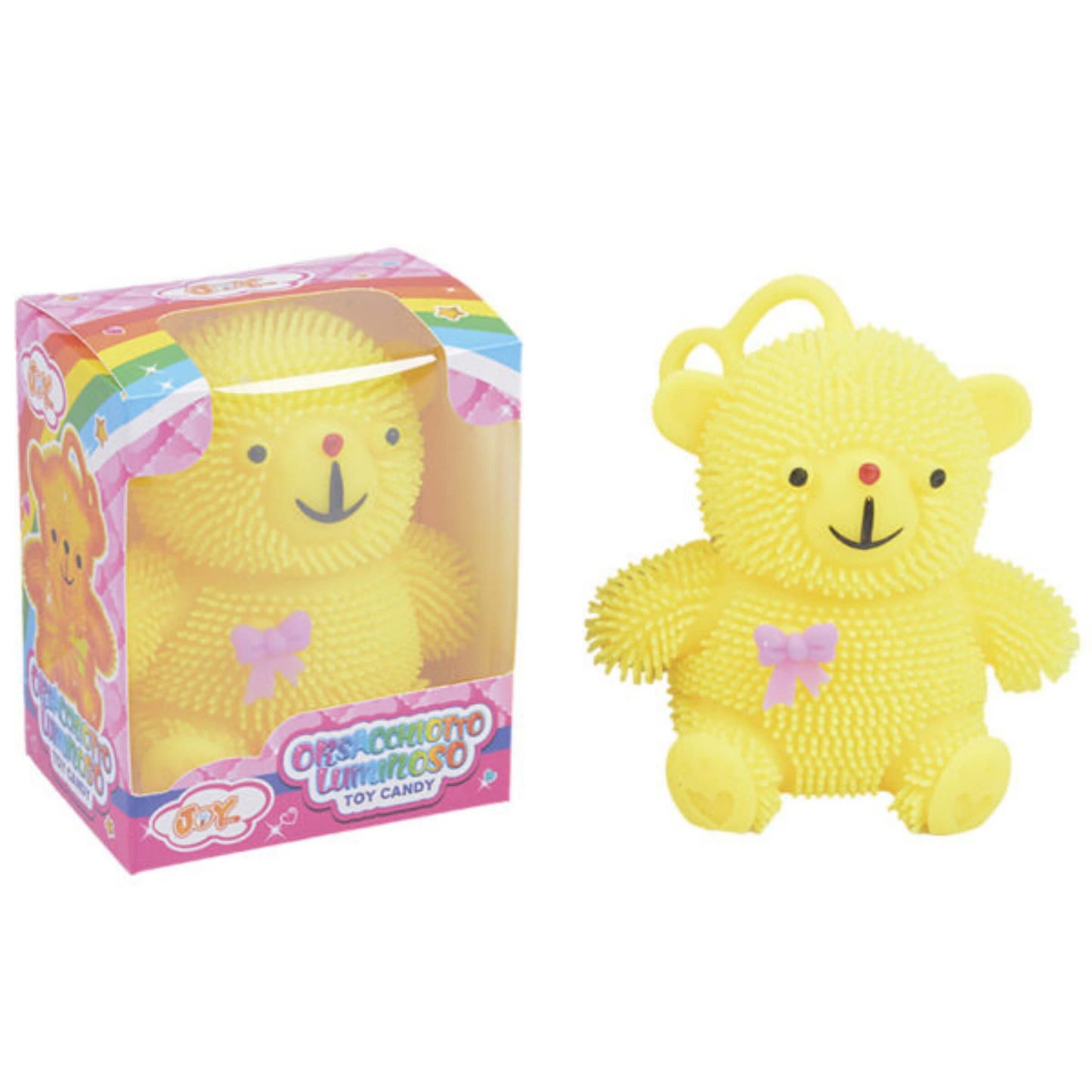 Display Orsacchiotto Luminoso con Caramelle 10 cm Appendibile (12PZ)