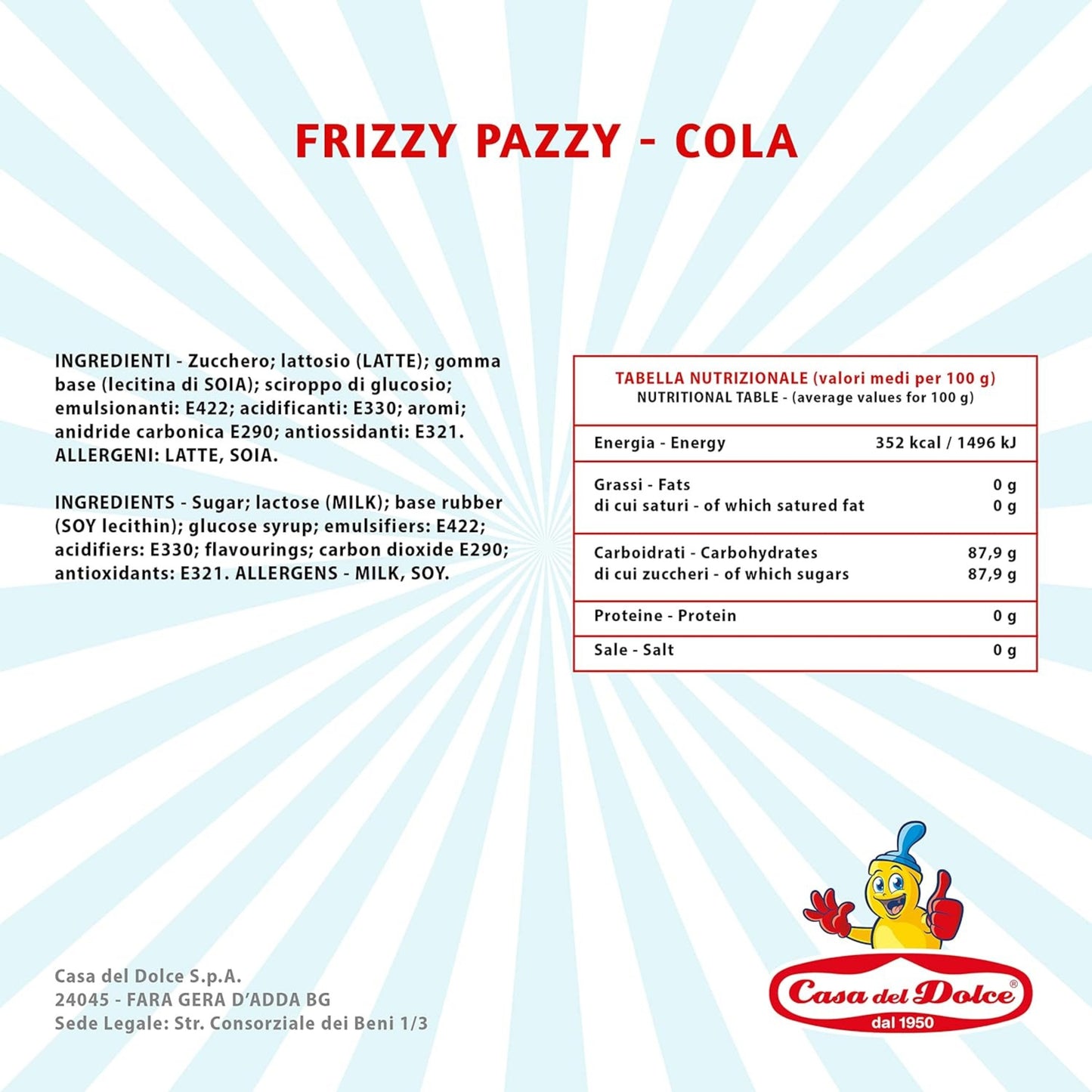 FRIZZY PAZZY COLA gr7 (50PZ)
