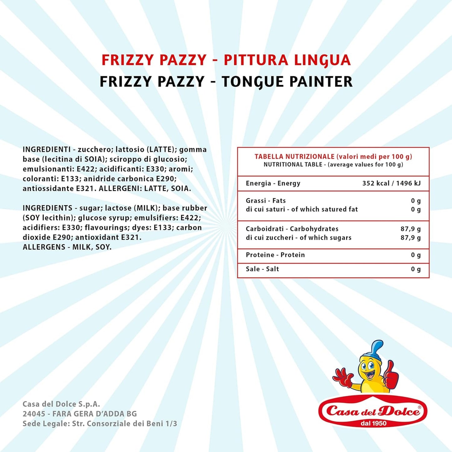 FRIZZY PAZZY PITTURA LINGUA gr7 (50PZ)