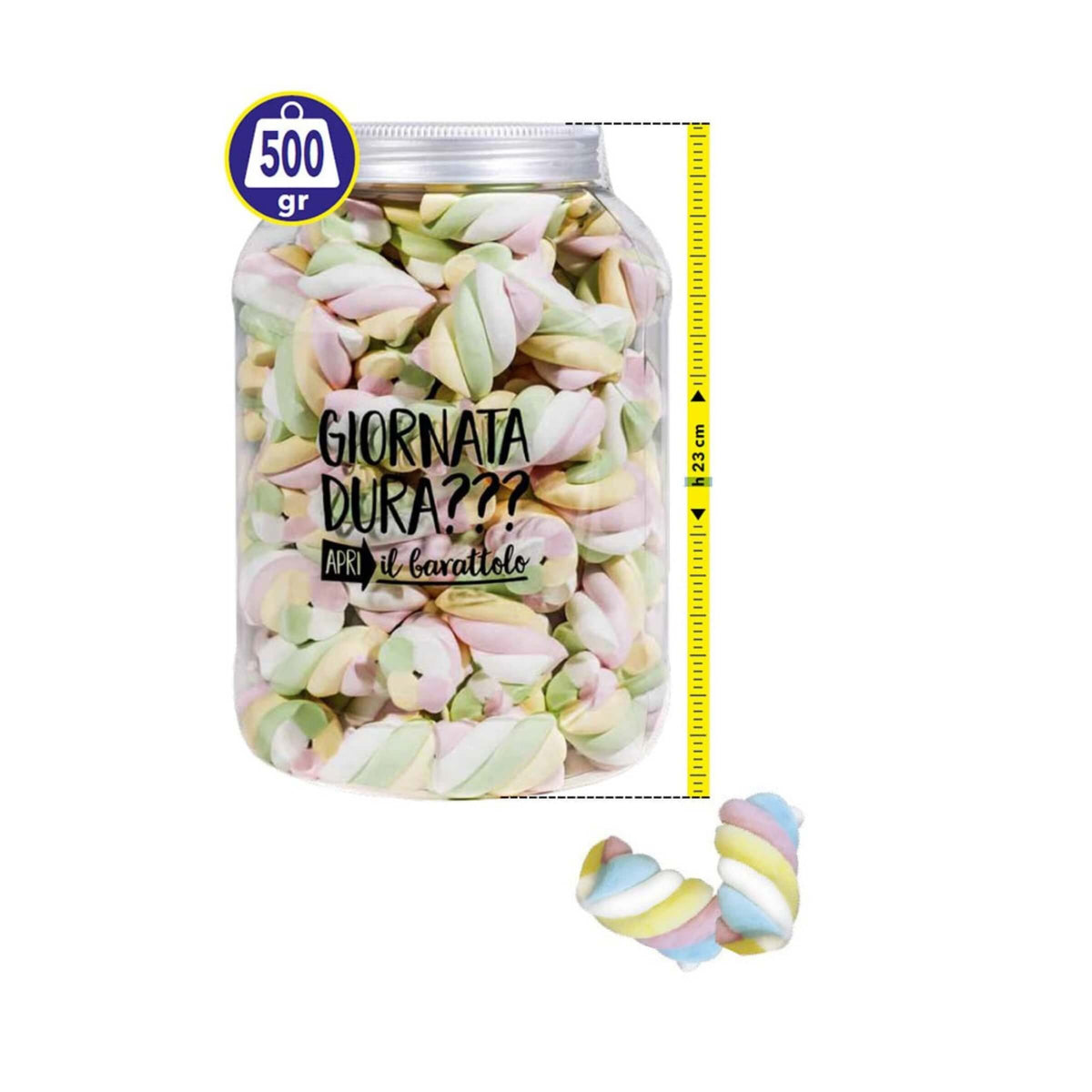 MARSHMALLOW TRECCIA IN BARATTOLO 500gr