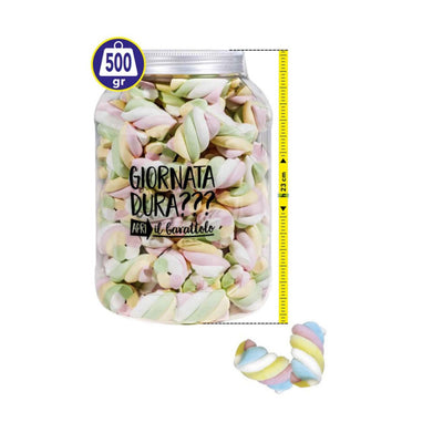 MARSHMALLOW TRECCIA IN BARATTOLO 500gr