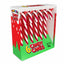 6 bastoncini di zucchero gusto fragola Yammiez 84g, design a spirale rosso e bianco