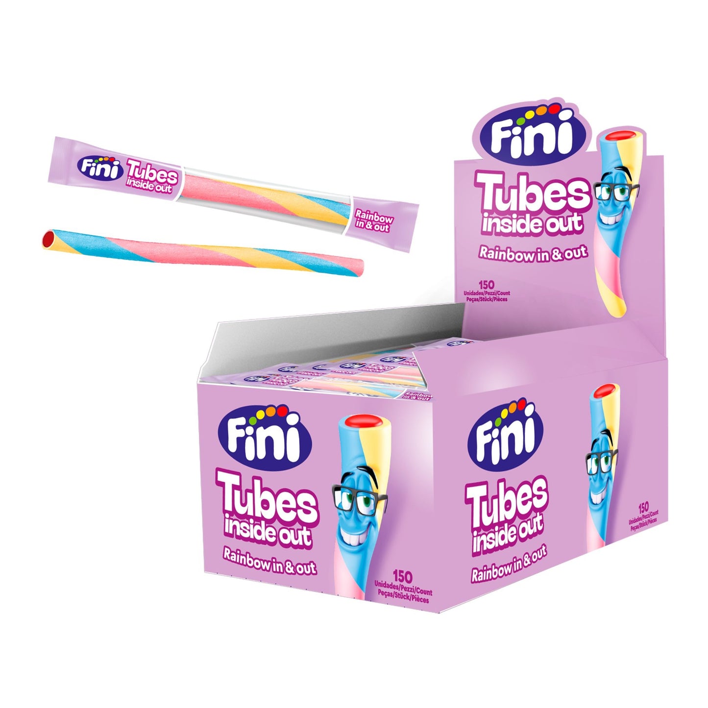 FINI TORNADO TUBES INSIDE OUT RAINBOW IN E OUT (150PZ)
