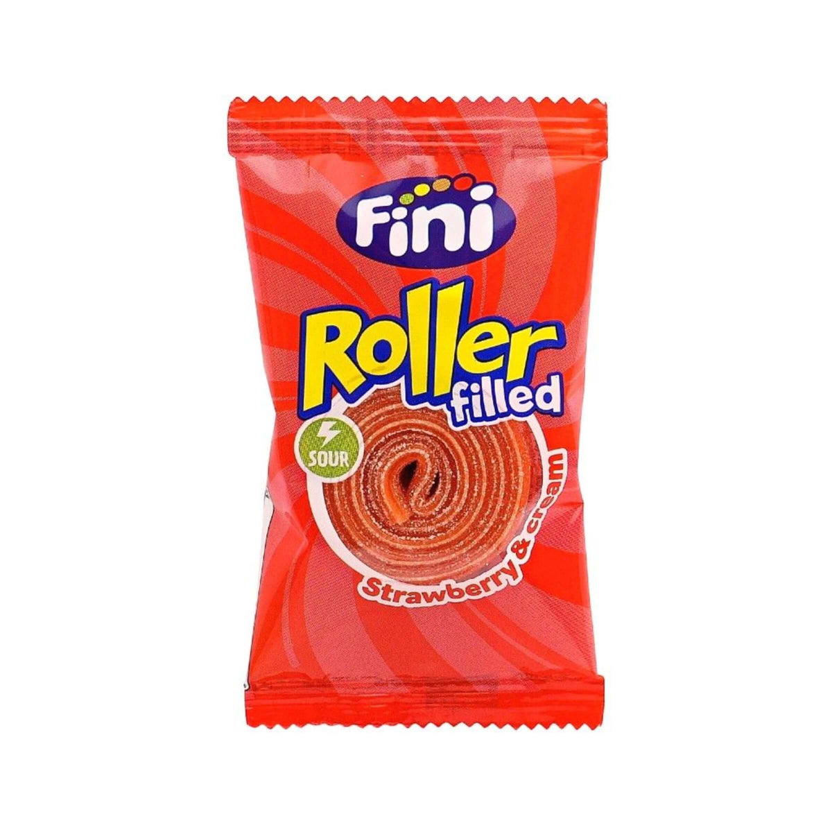 FINI ROLLER FILLED SOUR STRAWBERRY E CREAM 20gr (40PZ)