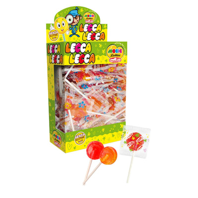 Magic Lolly lecca lecca piatto 5g display 200 pezzi senza glutine incartati singolarmente