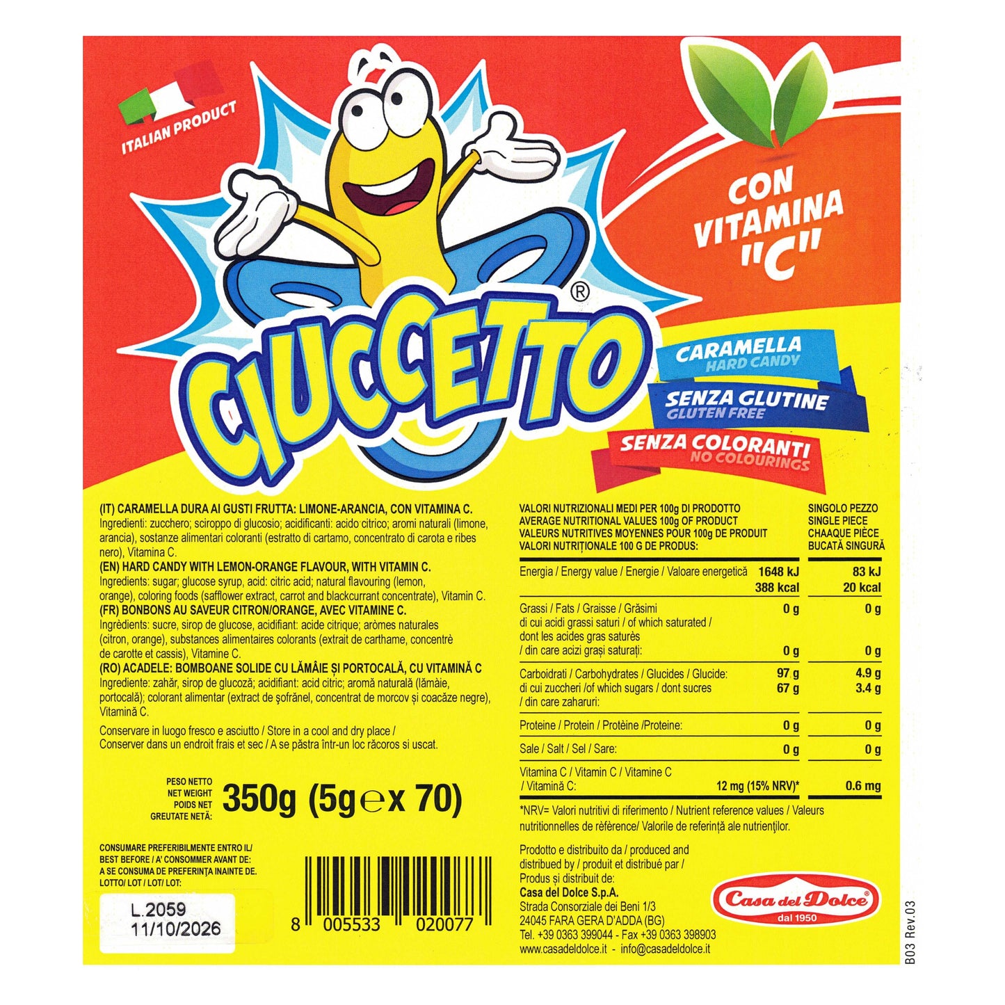 CIUCCI IN BARATTOLO 5gr (70PZ)