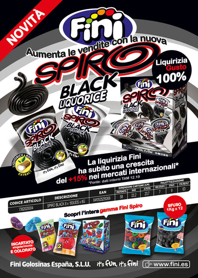 FINI SPIRO BLACK (150PZ)