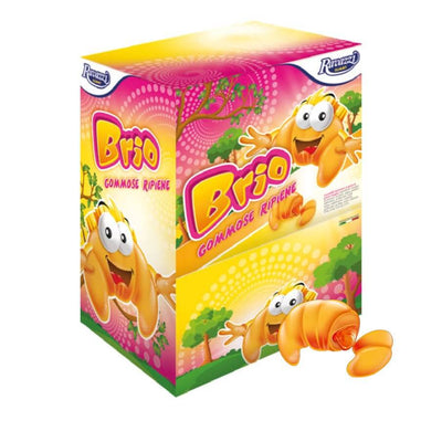 Caramelle gommose Ravazzi Monoblabla Brio 1,5kg 200 pezzi con sciroppo glucosio e pectina
