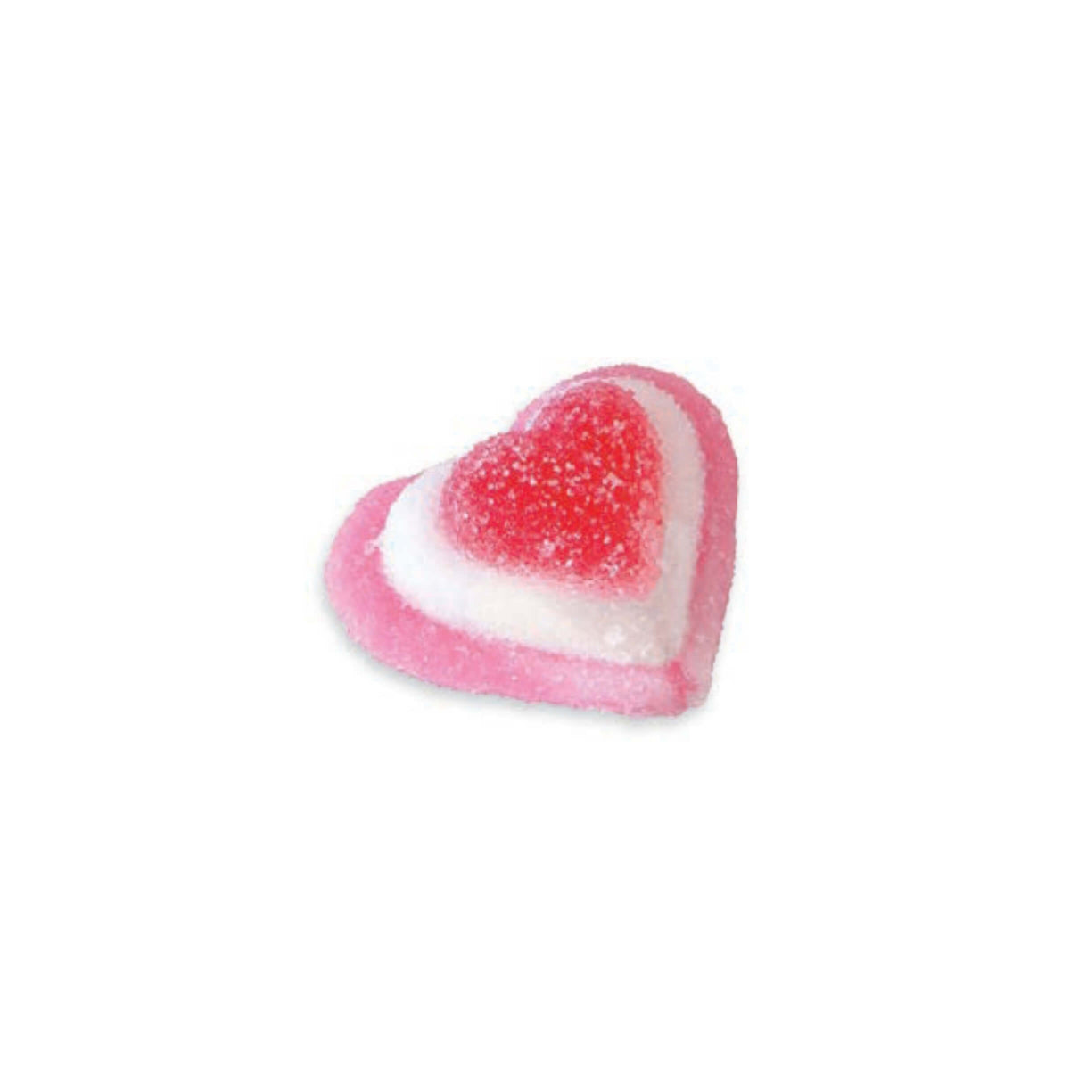 Fini Caramelle Gommose Cuore Tricolore Senza Glutine Senza Grassi 1kg
