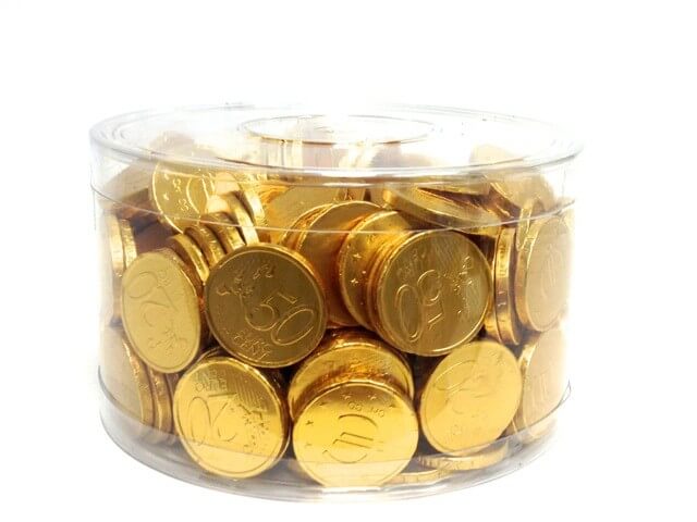 MONETE DI CIOCCOLATO 40mm WALCOR 1Kg (186PZ)