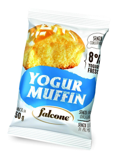 Falcone Yogur muffin con yogurt intero 8% e burro 50gr 18pz
