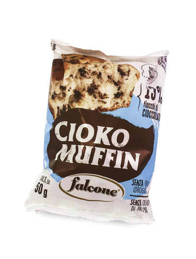 ESPO FALCONE CIOKO MUFFIN CON FIOCCHI DI CIOCCOLATO AL LATTE 50gr (18PZ)